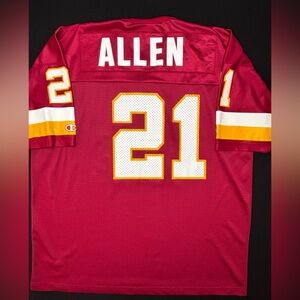 Washington Redskins Terry Allen Champion Football Jersey Size: 52